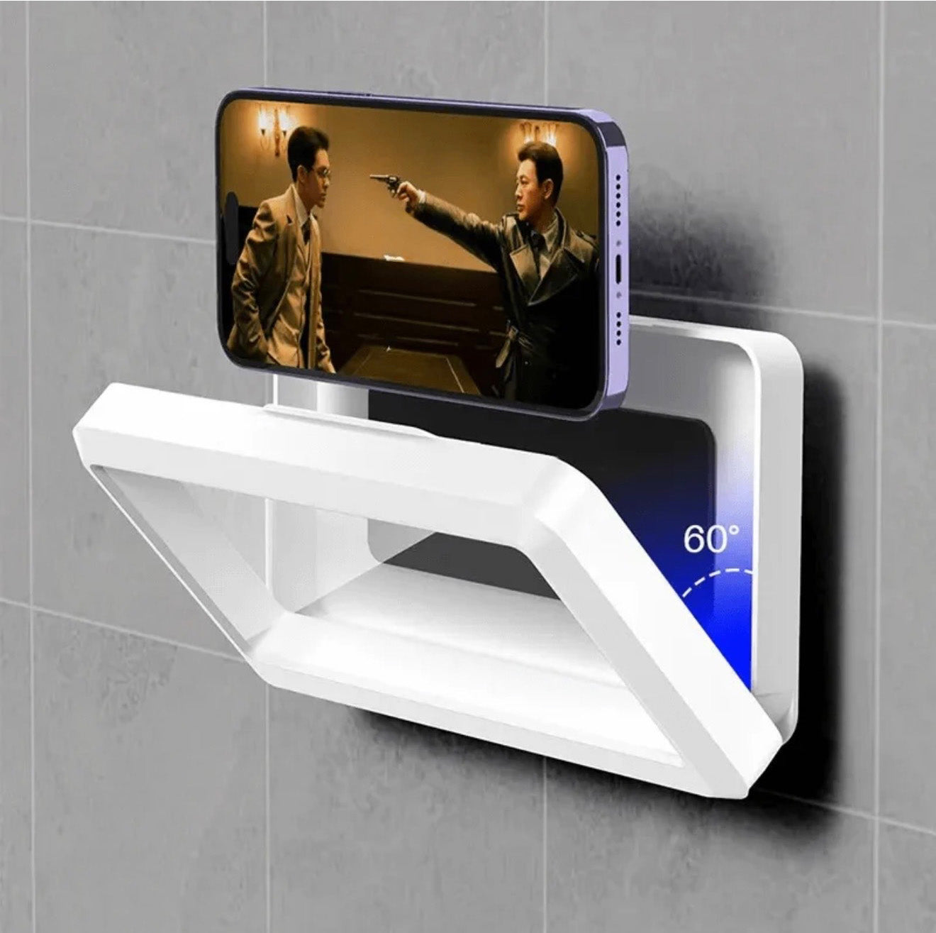 Waterproof Shower Phone Holder Self-Adhesive Wall Mount Case