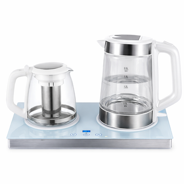 Samovar Tea Maker Sets Powerful Temperature Control Hot Water Boiler Glass Tea Pot Electric Kettles