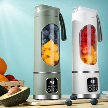 Portable Fruit Juicer 450ml Capacity 3 Gears USB Rechargeable Blender Ice Crusher