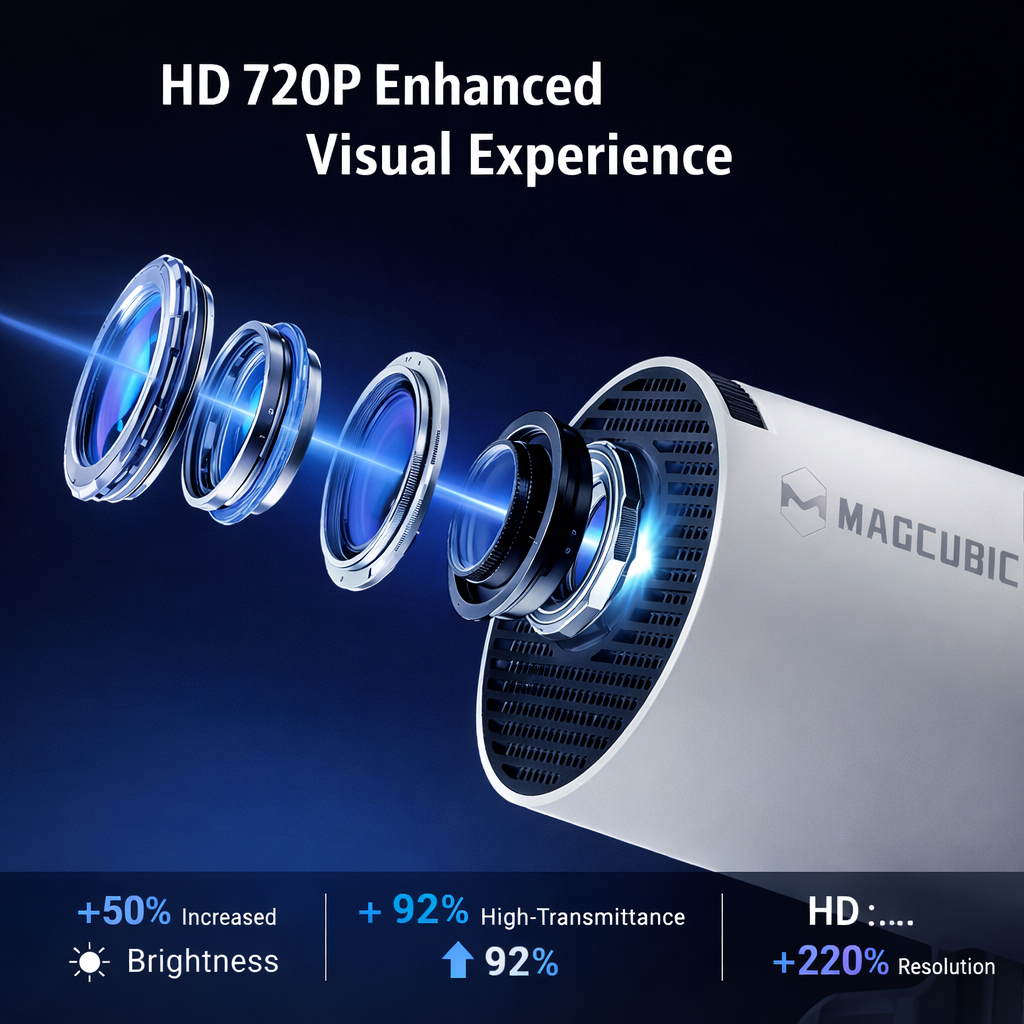 Cinema Projector 8K Android Portable