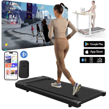 Walking Pad LCD Digital Data Display 2in1 Walking Running Fitness Exercise Machine