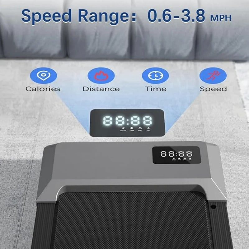 Walking Pad LCD Digital Data Display 2in1 Walking Running Fitness Exercise Machine